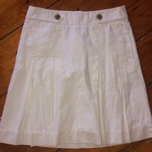 J. Crew White Skirt